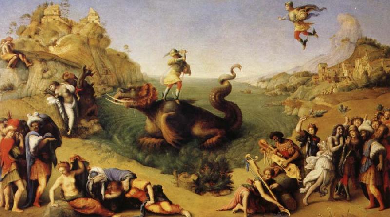 Piero di Cosimo Perseus Liberating Andromeda oil painting picture